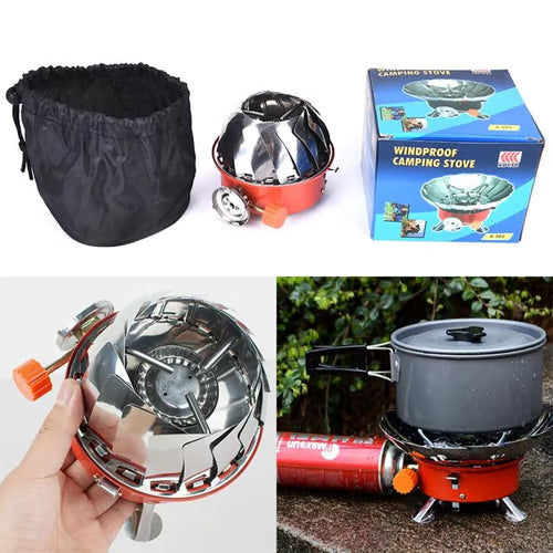 POTABLE WINDPROOF CAMPING STOVE