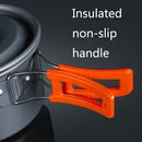 Camping Outdoor Cookware Set, Non-Stick Outdoor Folding Pot Pan Kettle Kit
