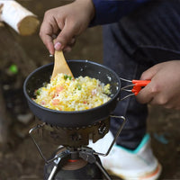 Camping Outdoor Cookware Set, Non-Stick Outdoor Folding Pot Pan Kettle Kit