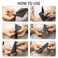 Pocket Card Knife – Foldable Razor Sharp Survival Too