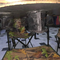 Outdoor Folding Table with 4 Chairs Set for Camping | Table Chair Set For Outdoor Adventure