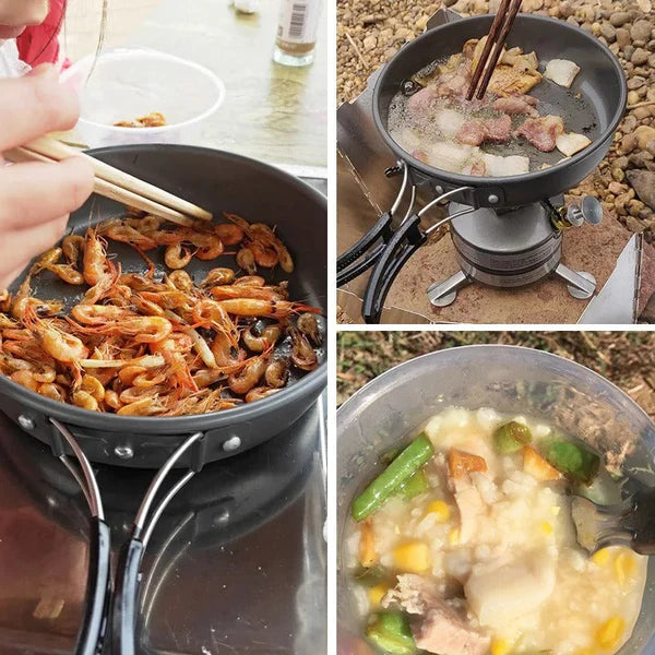 Widesea Camping Ultra-light Cookware Pots Set